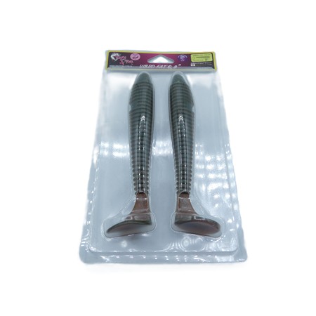 Leurre Souple Crazy Fish Vibro Fat 6.8” - 17Cm - Ultraviolet - Par 2