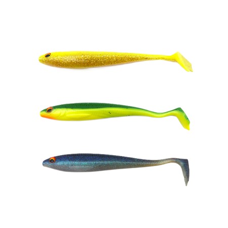 Leurre Souple Daiwa Prorex Duckfin Shad - 13Cm - Gold Perch - Par 5