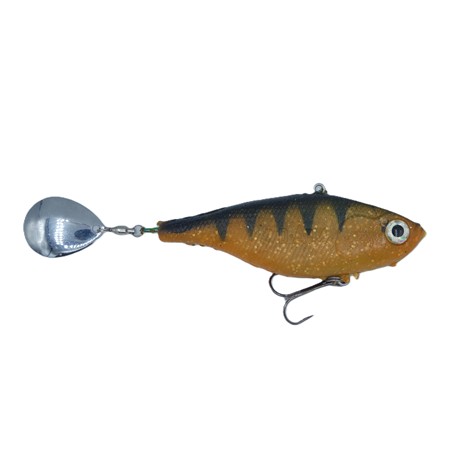 Leurre Souple Dam Effzett Kick-S Hybrid - 9Cm - Fire Shark