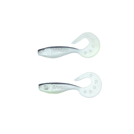 Leurre Souple Delalande Sandra - 9Cm - Flame - Par 2