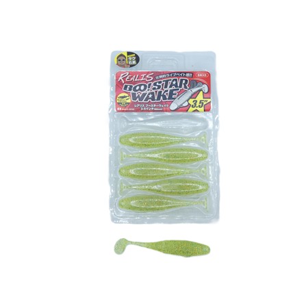 Leurre Souple Duo Realis Boostar Wake 3.5 - 9Cm - Lime Chart - Par 6