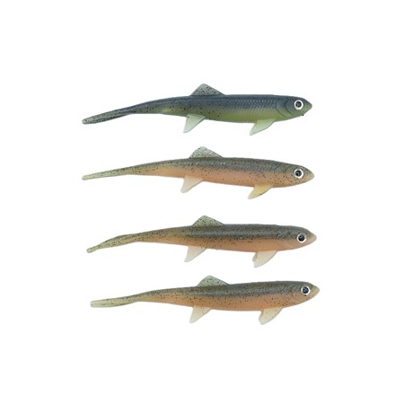 Leurre Souple Effzett Effzett Split Tail - 9Cm - Milkshake - Par 4