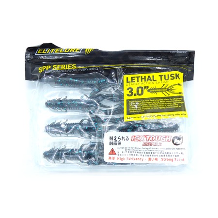 Leurre Souple Elitelure Lethal Tusk - 7.5Cm - Bluegill - Par 8