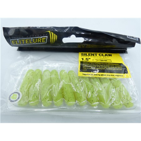 Leurre Souple Elitelure Silent Claw 1.5” - Hot Pink - Par 10