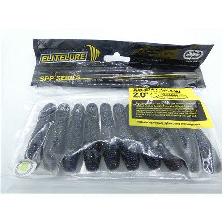 Leurre Souple Elitelure Silent Claw 2” - 5.1Cm - Hot Pink - Par 10