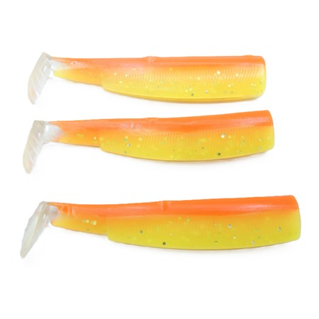 Leurre Souple Fiiish Black Minnow 120 - Orange-Jaune - Par 3
