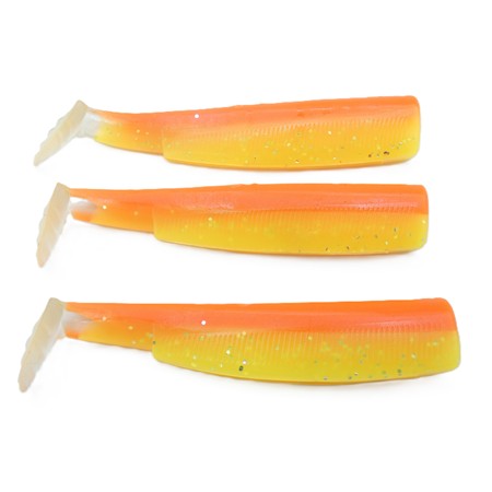 Leurre Souple Fiiish Black Minnow 160 - Orange-Jaune - Par 3