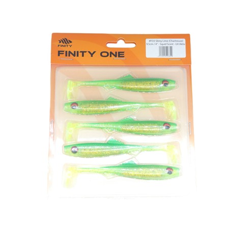 Leurre Souple Finity One 95 - Slimy Lime Chartreuse