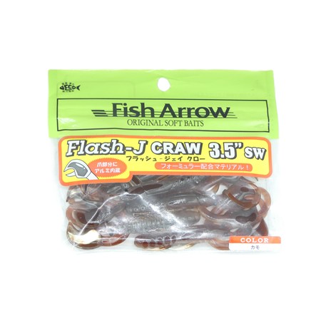 Leurre Souple Fish Arrow Flash-J Craw - 9Cm - 101 - Par 5