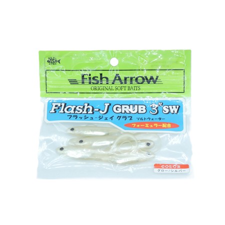 Leurre Souple Fish Arrow Flash J Grub 3 - 7.5Cm - 109 - Par 5