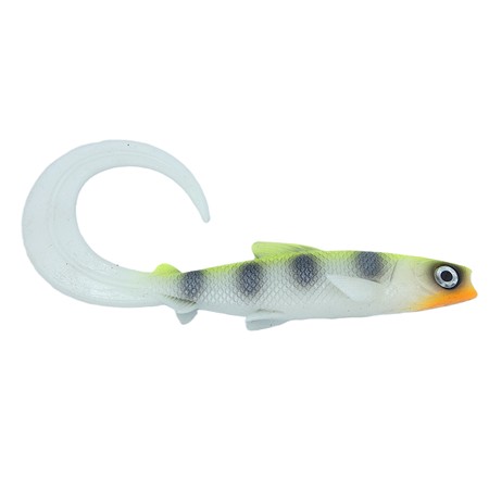 Leurre Souple Fishing Ghost Renky Shad Curlytail - 35Cm - Black Apple