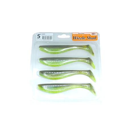 Leurre Souple Fishup Wizzle Shad Two Tone - 12.5Cm - 203 - Par 4