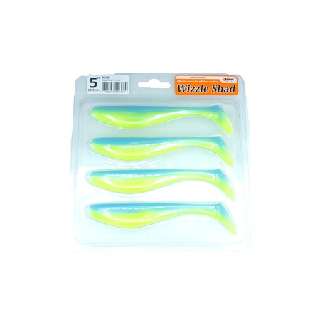 Leurre Souple Fishup Wizzle Shad Two Tone - 12.5Cm - 206 - Par 4