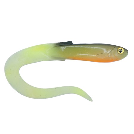 Leurre Souple Fox Rage Slick Eel - 35Cm - Uv Hot Olive
