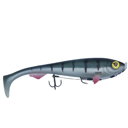 Leurre Souple Fox Rage Super Slick Shad - 28Cm - Uv Young Perch