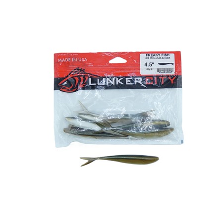 Leurre Souple Freaky Fish 4.5” Par 8 Lunker City - Leurre Souple Freaky Fish 4.5” Lunker City