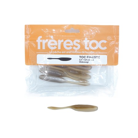 Leurre Souple Frere Toc Toc Finesse - Par 6