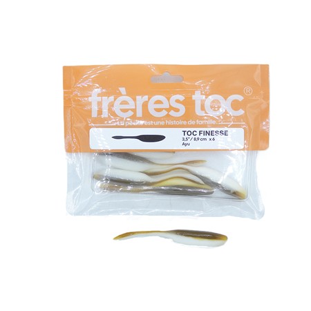 Leurre Souple Frere Toc Toc Finesse - Par 6