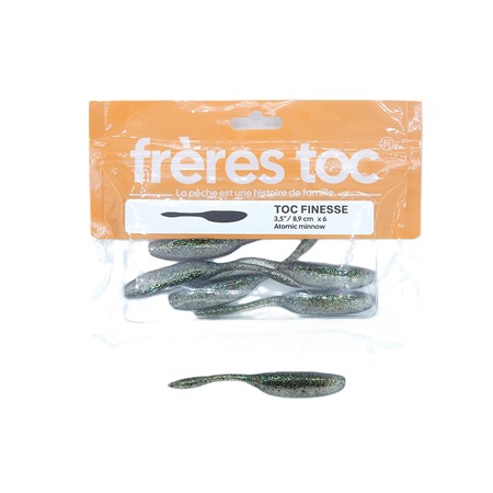 Leurre Souple Frere Toc Toc Finesse - Par 6