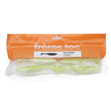 Leurre Souple Frère Toc- Toc Shad 4” - 10.1Cm