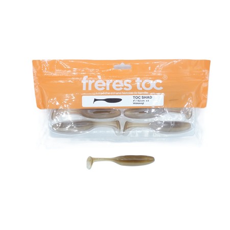 Leurre Souple Frere Toc Toc Shad - Par 6