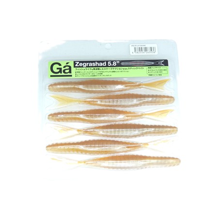 Leurre Souple Galapagos Zegrashad 5.8” - 14.7Cm - 13 - Par 6