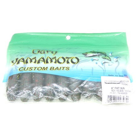 Leurre Souple Gary Yamamoto Fat Ika 4' - 10Cm - 208 - Par 10