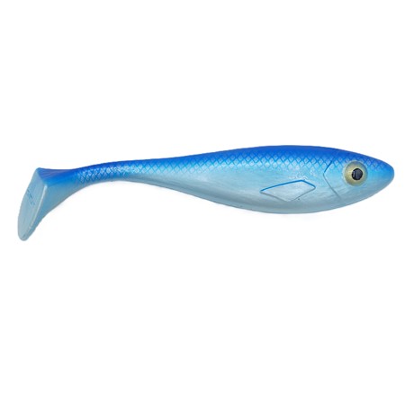 Leurre Souple Gator Gum - 22Cm - Silver Smelt