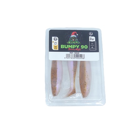 Leurre Souple Gunki Bumpy - 9Cm - Natural Grey - Par 3