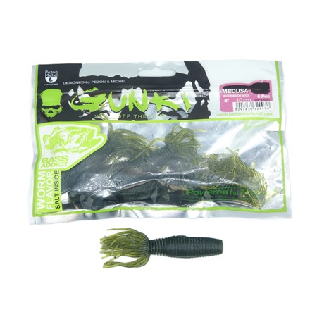 Leurre Souple Gunki Medusa 100 - 10Cm - Watermelon Seed - Par 6
