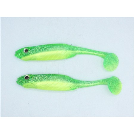 Leurre Souple Gunki Sweep Gun 19Cm - Apple Green - Par 2