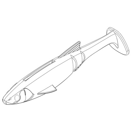 LEURRE SOUPLE HART HARRIS-MI6 X 4UDS - 12.7CM - PAR 4