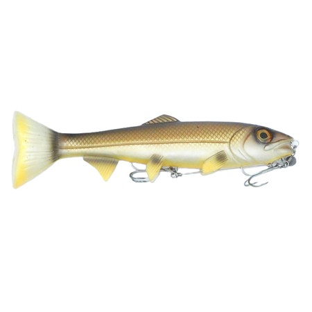 Leurre Souple Hostagevalley Troubletail - 26Cm - Natural Perch