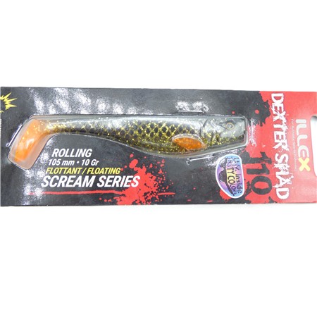 Leurre Souple Illex Dexter Shad 110 - 11Cm - Gold Carp