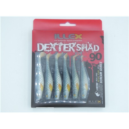 Leurre Souple Illex Dexter Shad 90 - 9Cm - Rudd - Par 6