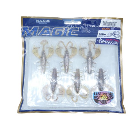 Leurre Souple Illex Magic Craw 60 - 6Cm - Magic Autumn Craw - Par 6