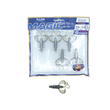 Leurre Souple Illex Magic Craw 60 - 6Cm - Magic Secret Craw - Par 6