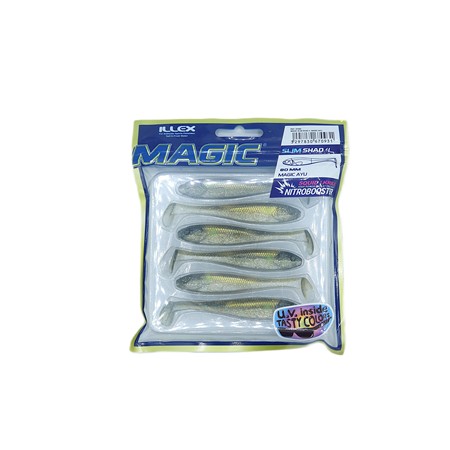 Leurre Souple Illex Magic Slim Shad 4” - 8Cm - Ayu - Par 6