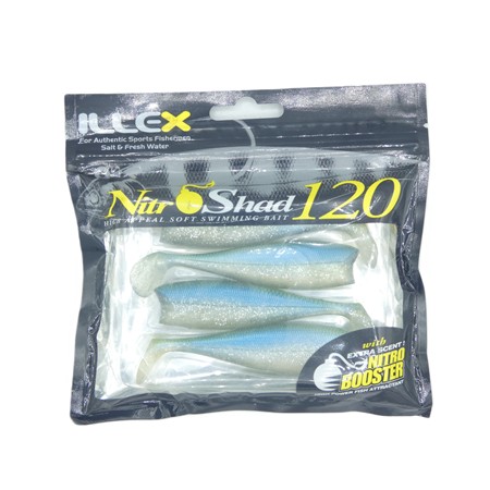 Leurre Souple Illex Nitro Shad 12Cm - Couleur 08 - Par 4