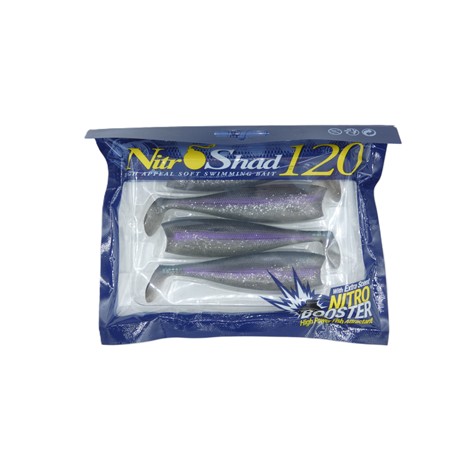 Leurre Souple Illex Nitro Shad 12Cm - Purple Rain - Par 4