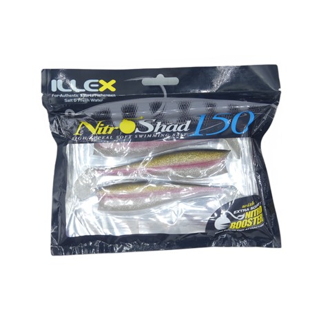 Leurre Souple Illex Nitro Shad 15Cm - Ghost Wakasagi - Par 3