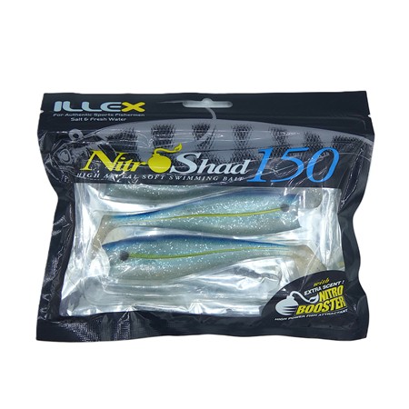 Leurre Souple Illex Nitro Shad 15Cm - Jelly Shad - Par 3