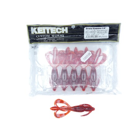 Leurre Souple Keitech Crazy Flapper - 9Cm - 407 - Par 6
