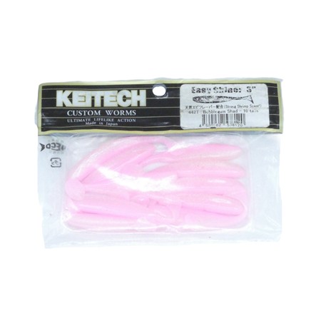 Leurre Souple Keitech Easy Shiner 3” - 7.5Cm - Bubblegum Shad - Par 10