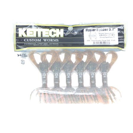 Leurre Souple Keitech Hyper Spider - 8Cm - 520 - Par 6