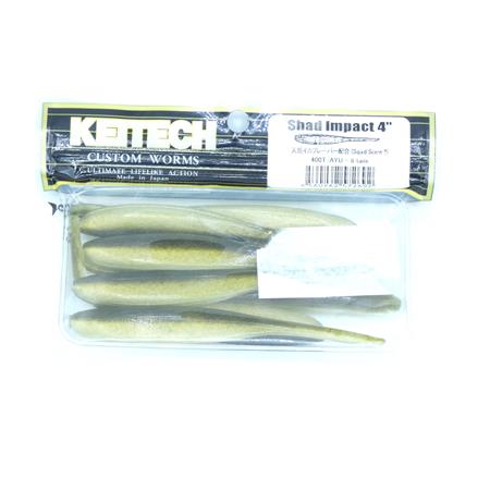 Leurre Souple Keitech Shad Impact 4” - 10Cm - Ayu - Par 8