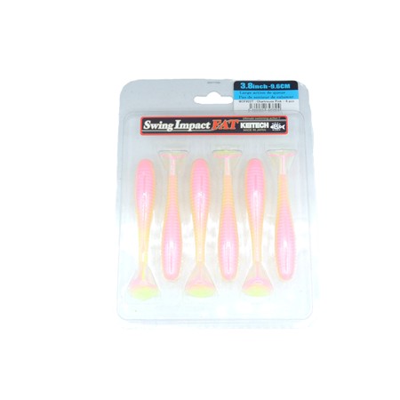 Leurre Souple Keitech Swing Impact Fat 3.8” - 10Cm - S22 - Par 6