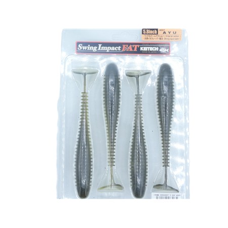 Leurre Souple Keitech Swing Impact Fat 5.8” - 14.5Cm - 400 - Par 4