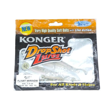 Leurre Souple Konger Funky Minnow 78 - 02