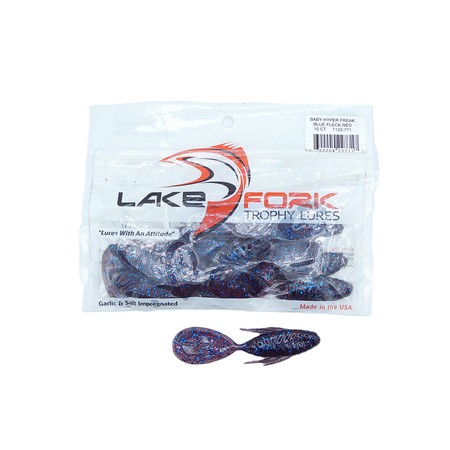 Leurre Souple Lake Fork Baby Hyper Freak - 9.5Cm - Couleur 768 - Par 10